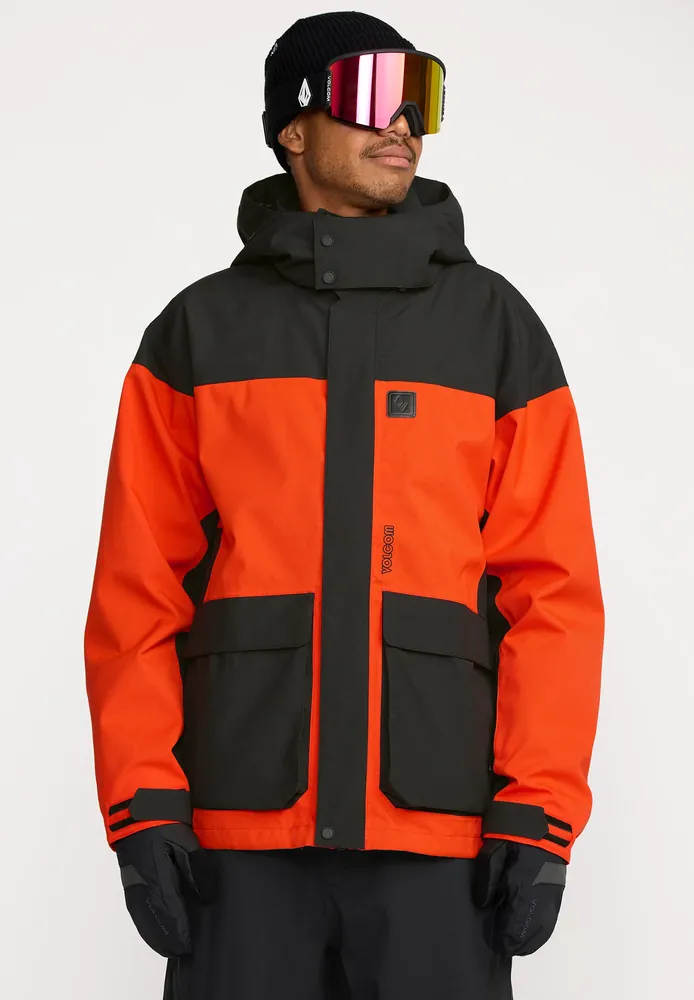 Volcom Snowboard Jacket - Orange Shock