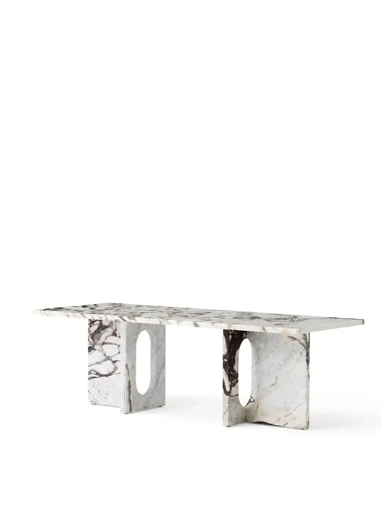 Audo Androgyne Lounge Table, Calacatta Viola