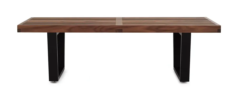 Nelson Platform Bench, Wood Base