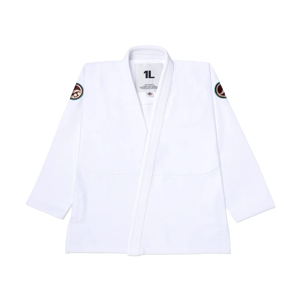 Shoyoroll Vein Comp Standard Kimono - White