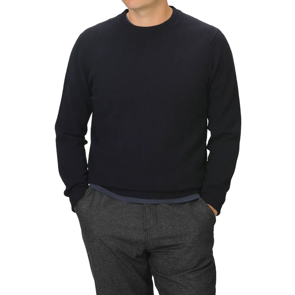 William Lockie Lambswool Crewneck