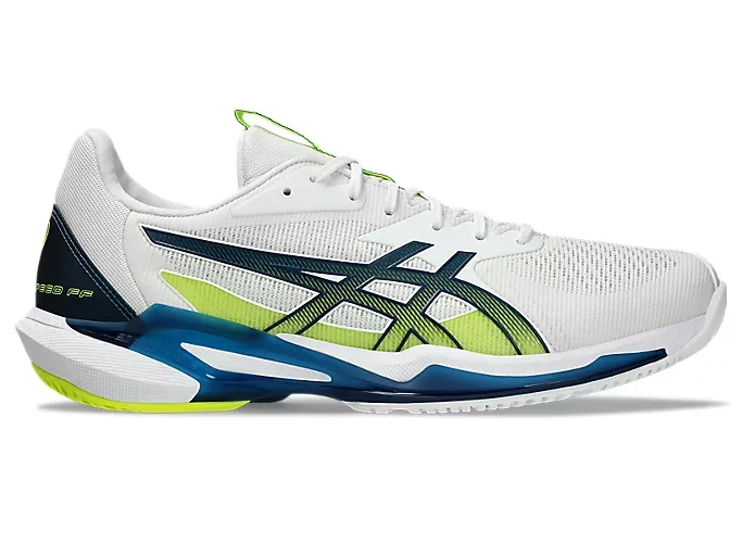 ASICS Solution Speed FF 3, White/Mako Blue