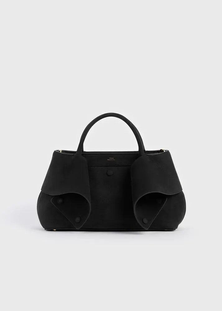 TOTEME Small Mercer Nubuck Tote, Black