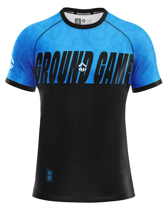 Ground Game IBJJF Rank Rashguard 2.0 - Blue