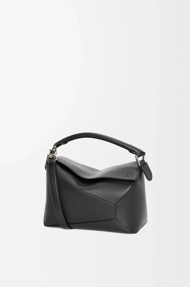 LOEWE Small Puzzle Edge Bag, Black