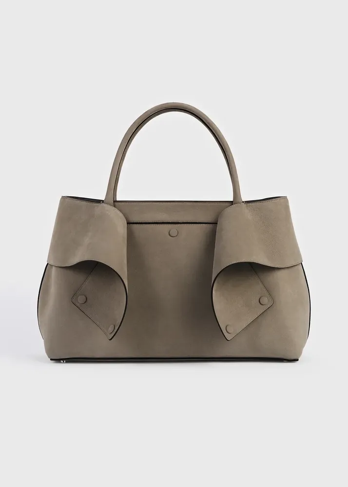 TOTEME Mercer Nubuck Tote, Rock